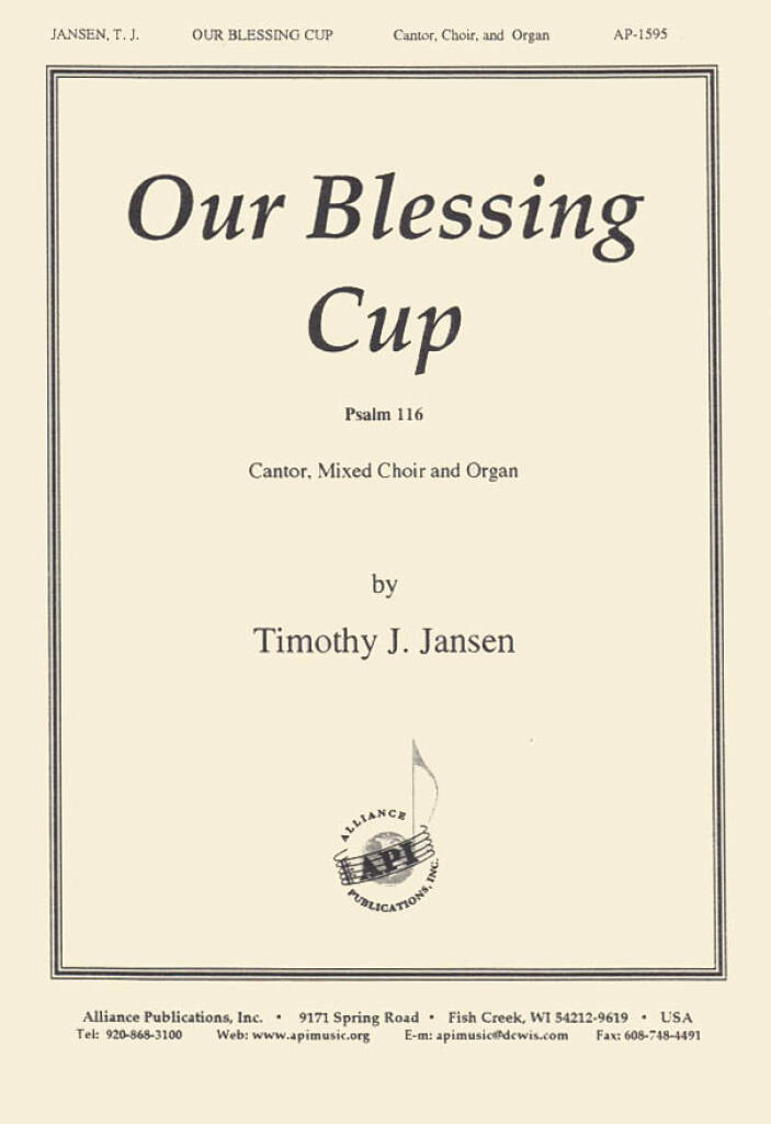 Our Blessing Cup